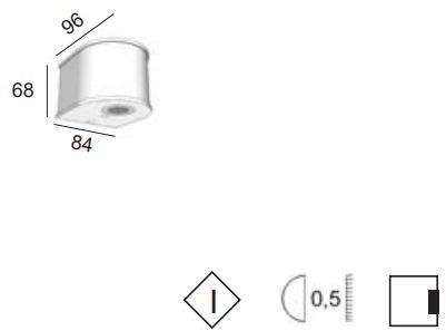 BEL-LIGHTING Светодиодный настенный светильник для улицы из алюминия Astro 8055 - Вид №2