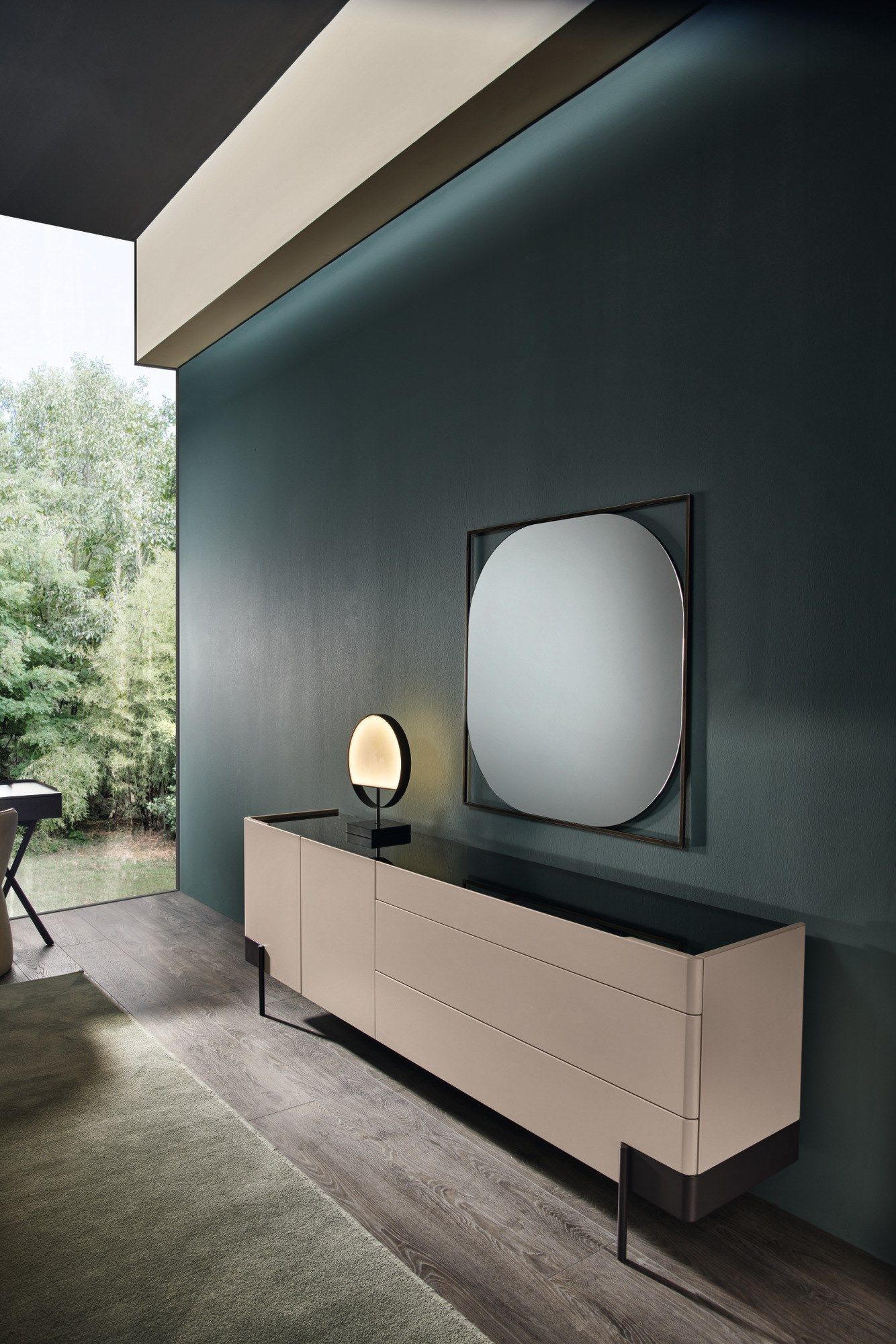 Квадратное зеркало с рамой стены Cantori Willow ARCH-00019205 - Вид №1