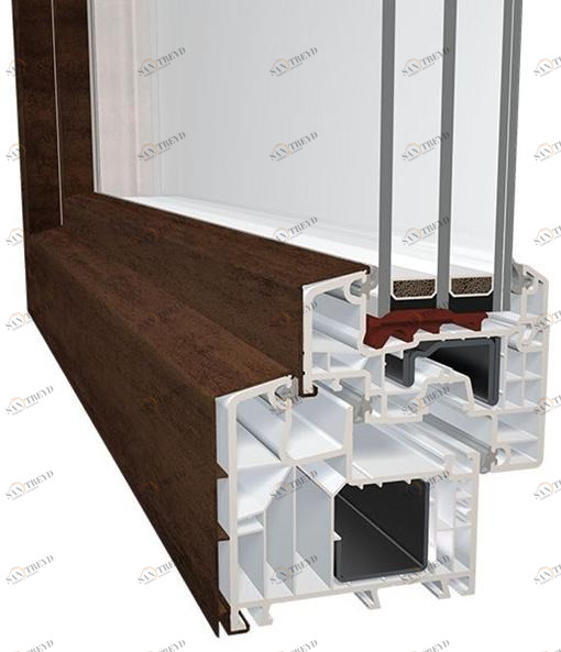 Diquigiovanni Окна из алюминия и пвх с тройным остеклением Dqg 85 sun-id-1503019