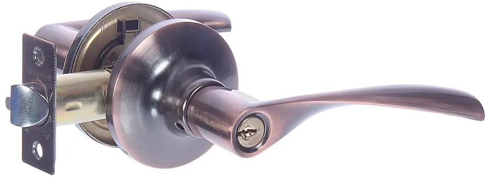 Ручка-кноб AVERS 8023-01-AC с ключом и фиксатором для межкомнатных дверей 82001801