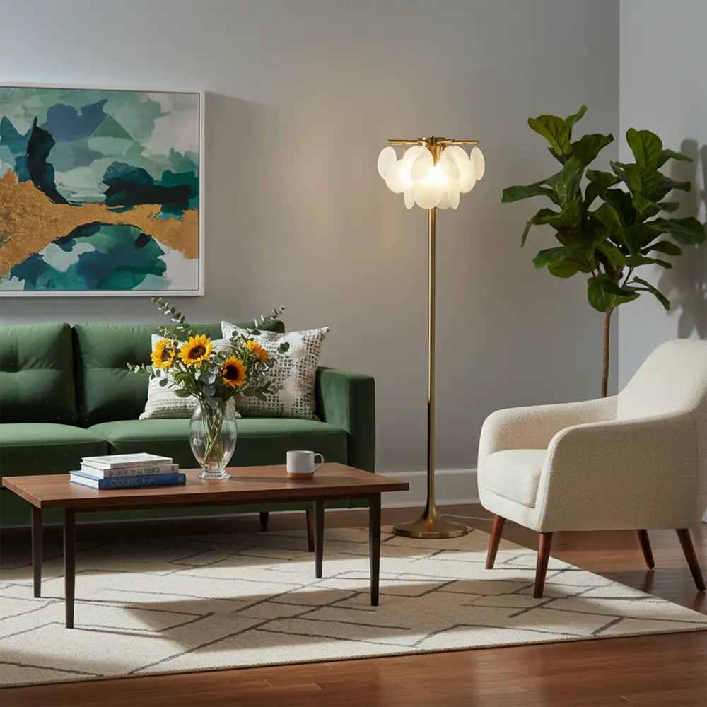 Торшер Estares Telia цвет бронза STLM-2042879 - Вид №6