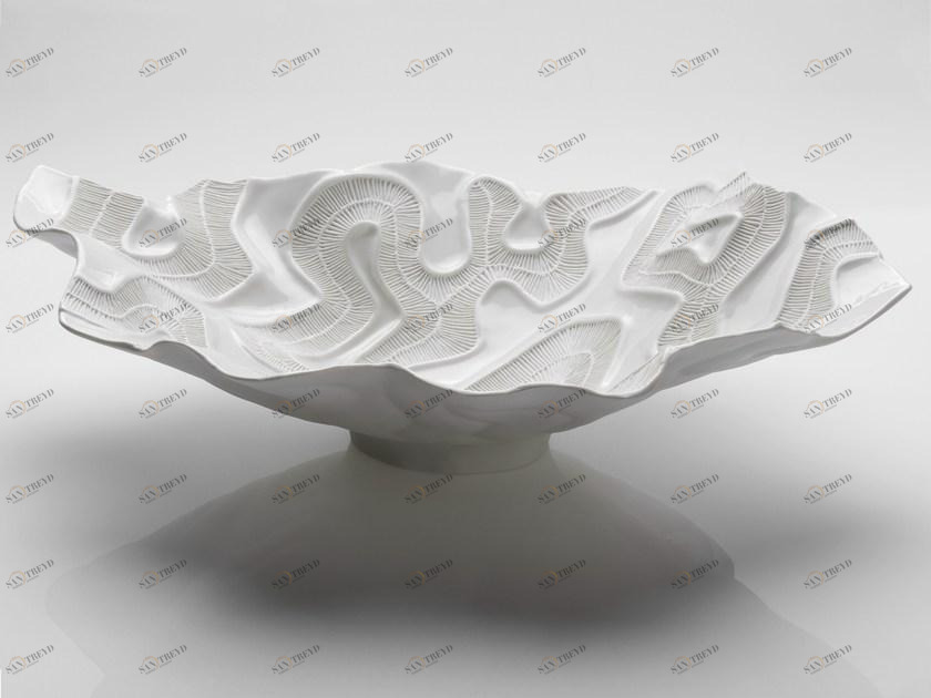 Fos Ceramiche Центральное украшение из фарфора Fossilia Fct-12