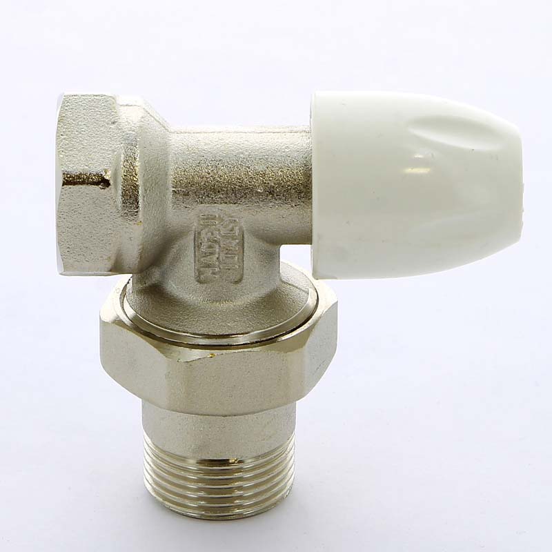 Вентиль НВ угловой для радиаторов с разъемным соединением TIEMME 3/4" 3220017 - Вид №3