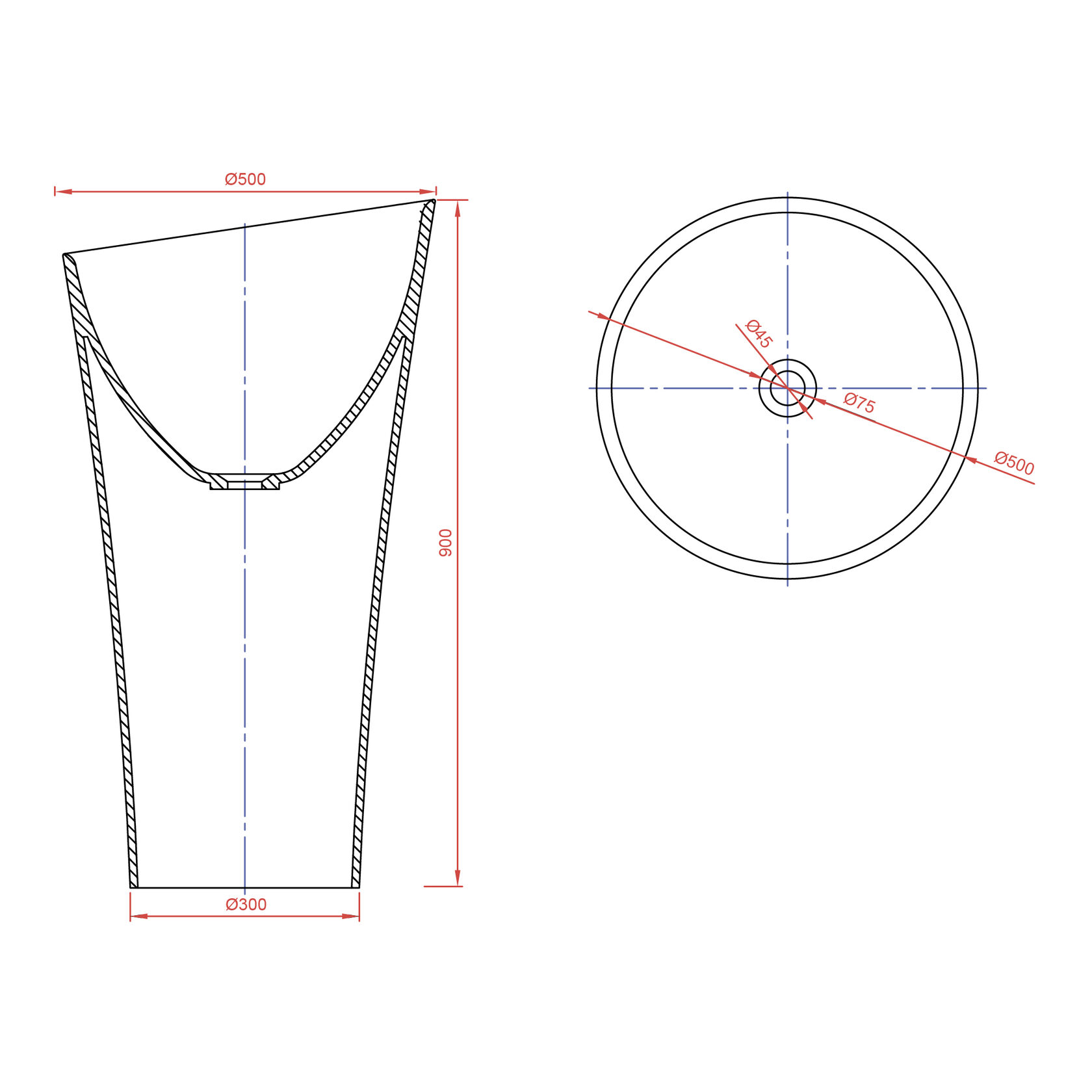 11237 Раковина Pisa Cono LAB.Space  - Вид №9
