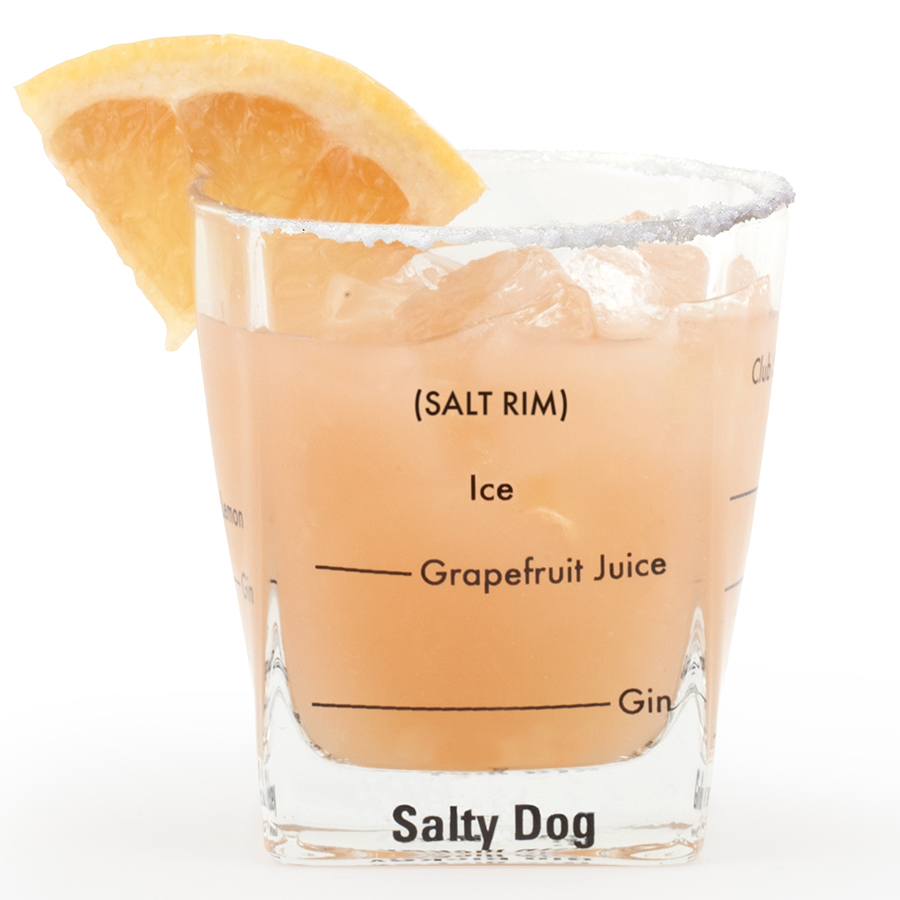 GL11 Набор низких стаканов, 4 шт 235 мл Kikkerland  - Вид №1