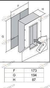 Короб / TYPE I RECESSED HOUSING Wever & ducre sun-id-375286