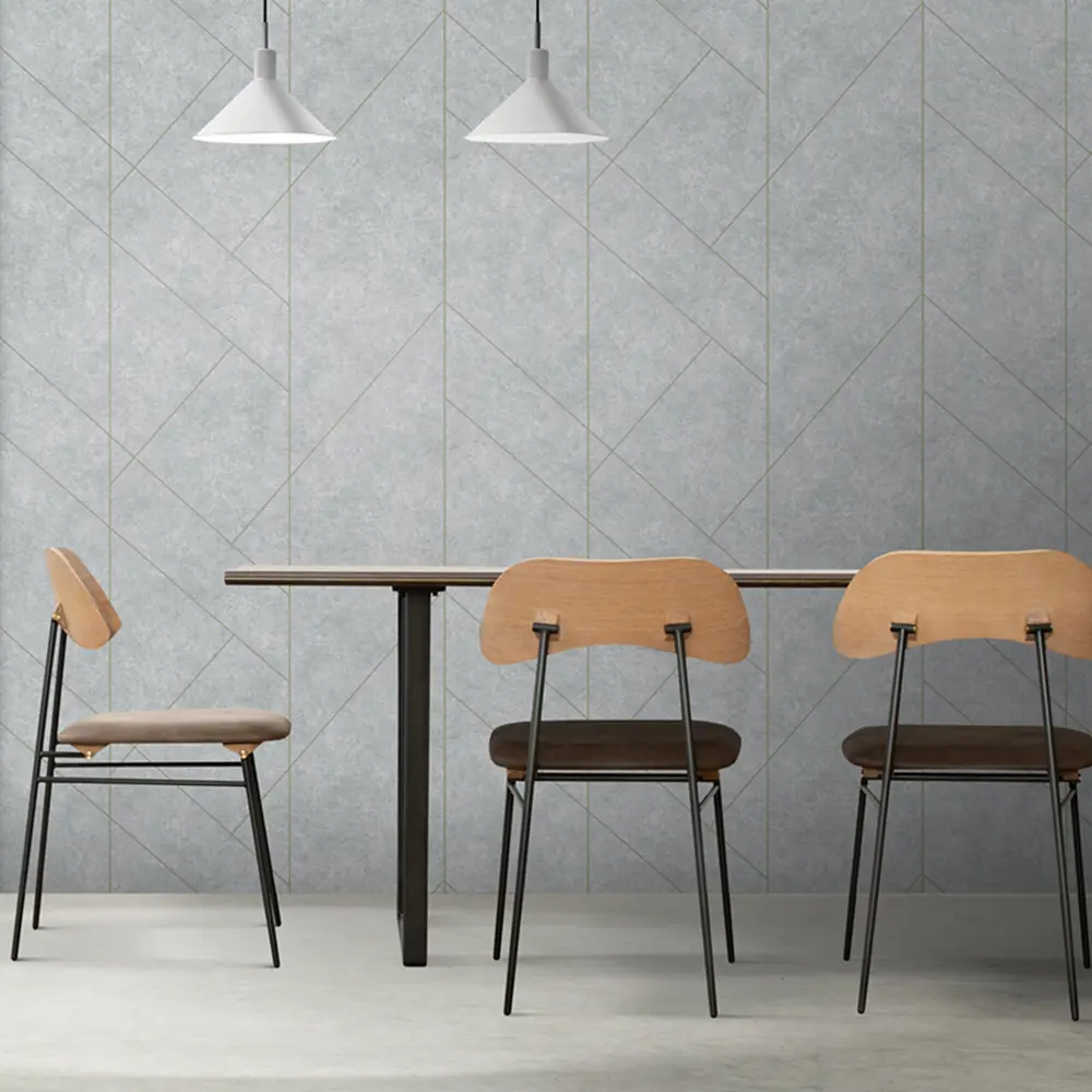 Флизелиновые обои Erismann Maison в стильном темно-сером цвете 89392224 STLM-1343353 - Вид №3