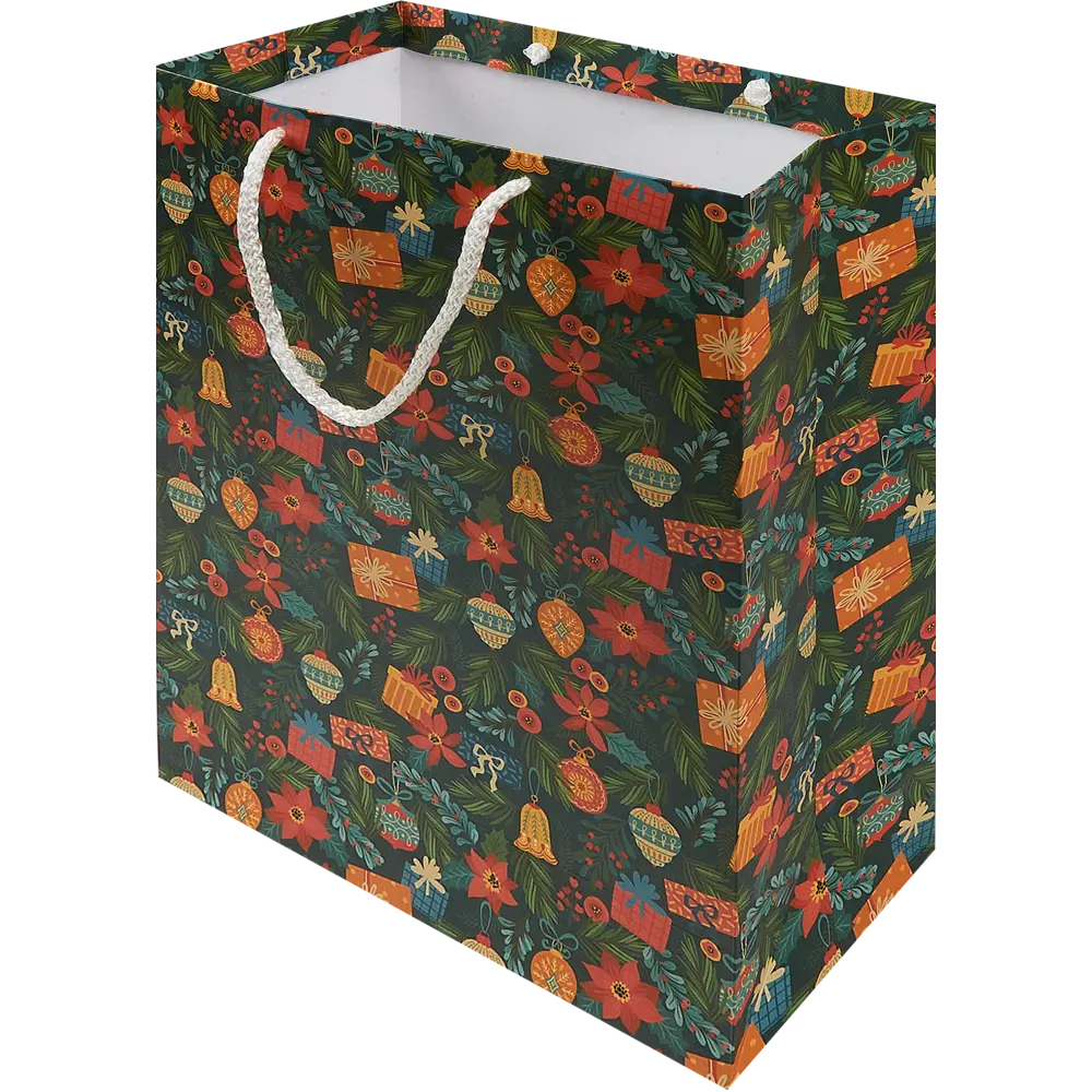 Пакет подарочный «Зеленый» 30х40 см Симфония STLM-2177530