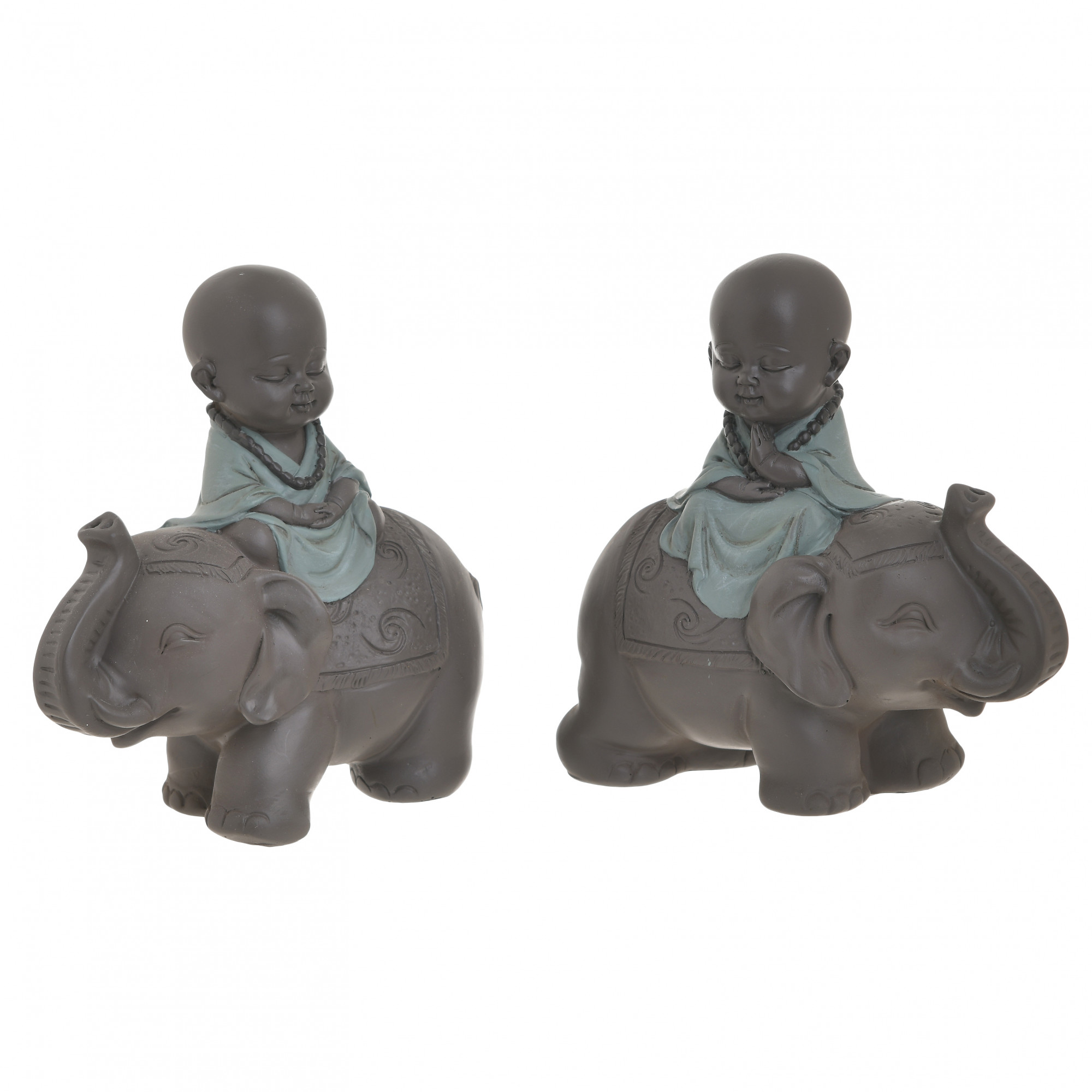 3870211.0103 ДЕКОР НАСТОЛЬНЫЙ BUDDHA, НАБОР 2 ШТ TO4ROOMS 