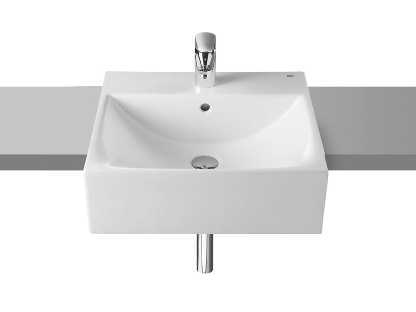 Прямоугольная фарфоровая раковина с переливом Roca DIVERTA 32711S..0 ARCH-00058863