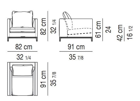 Кресло Minotti Andersen System ARCH-00113147 - Вид №2