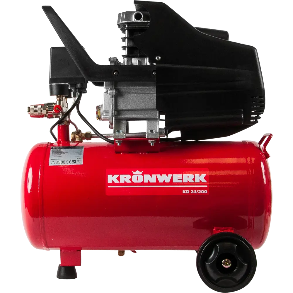 Масляный компрессор KRONWERK KD 24/200 для пневмоинструмента 15626372 STLM-0006168 - Вид №1