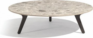 MNST991 Журнальные столики teak nero ⌀100см Manutti Torsa