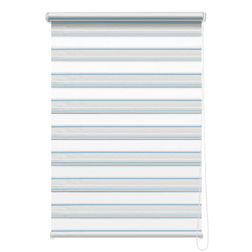 Штора рулонная день-ночь Granada 140x175 см голубая MIAMOZA Коллекция 2024г STLM-2171296