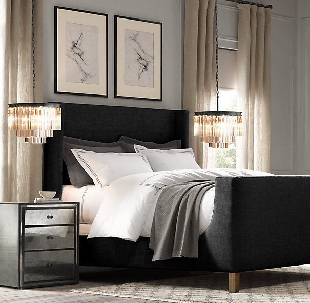 Подвесной светильник Odeon 6 black/clear от Delight Collection KR0387P-6/clear DELIGHT COLLECTION ДИЗАЙНЕРСКИЕ 243735 Прозрачный;черный  - Вид №2