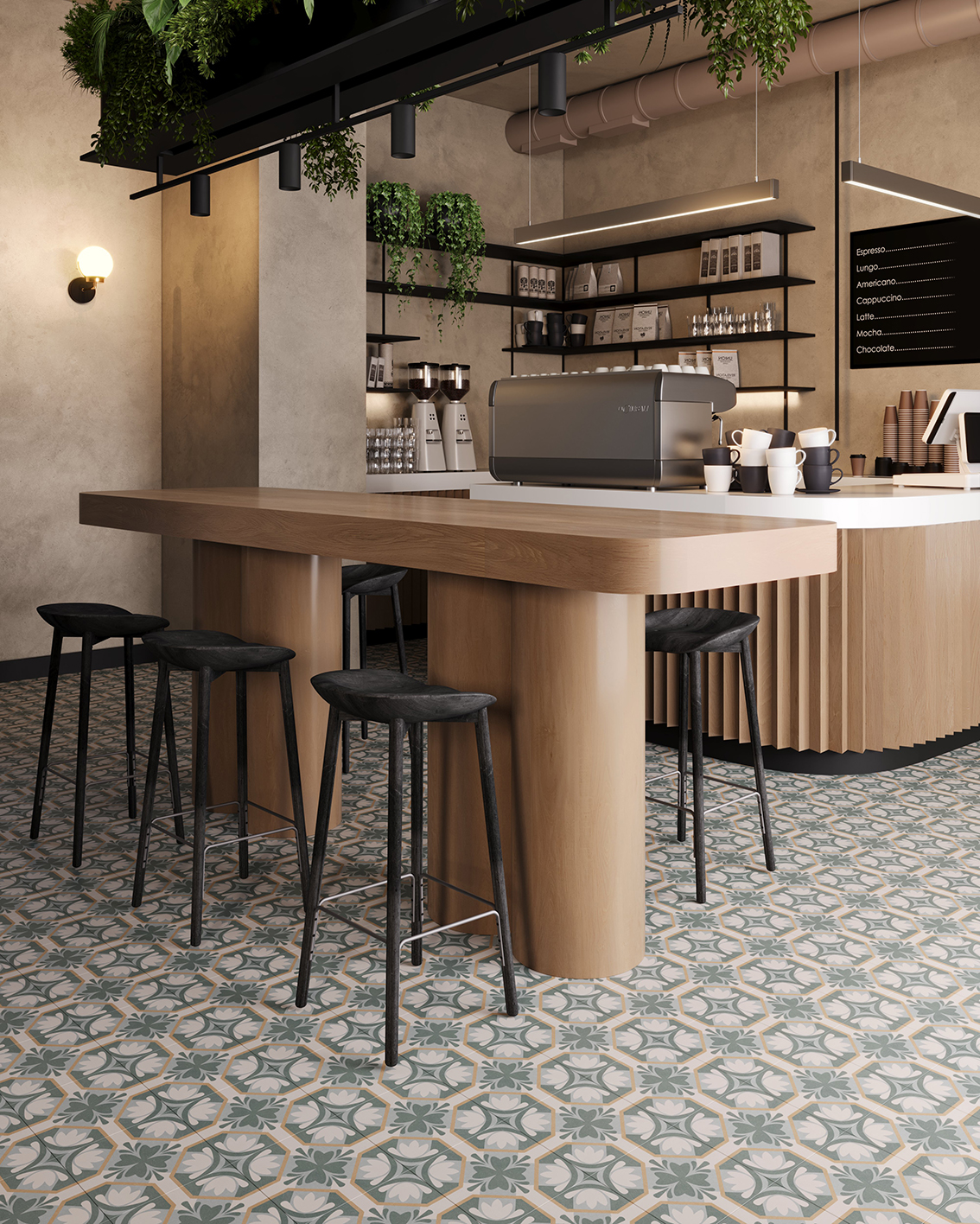 Siena LIMA: Зеленый Пэчворк в Вашем Интерьере STP-ST551 INCOLOR - Вид №2