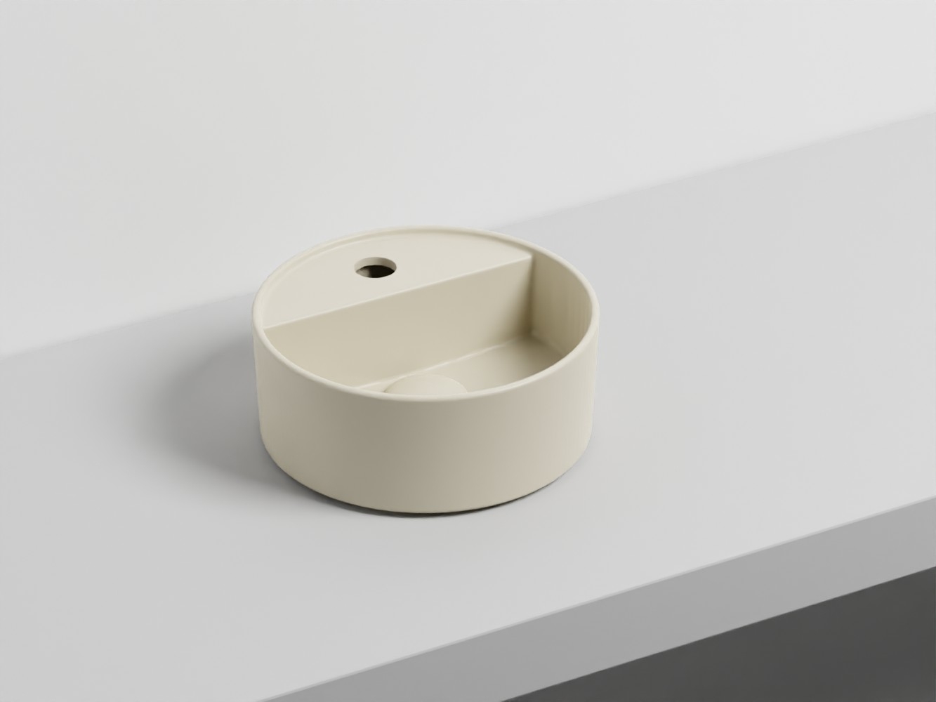 LPLAT-LN Раковина круглый одно отверстие под смеситель 28 cielo Shui Comfort Ceramica Cielo