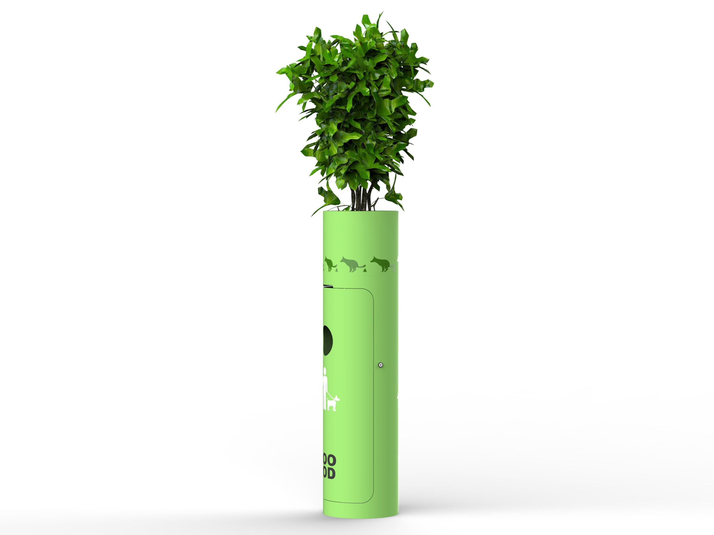 Стойка для мусора из листового металла для собак на открытом воздухе CITYSì JACK ARCH-00041201