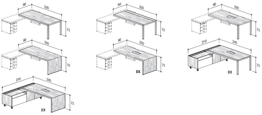 Archiutti Рабочий стол из алюминия Fattore alpha sun-id-1354957 - Вид №10