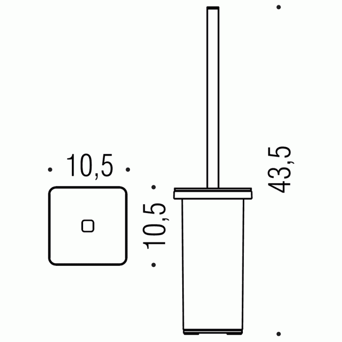 B7006 Ёршик напольный COLOMBO OVER Colombo Design - Вид №2