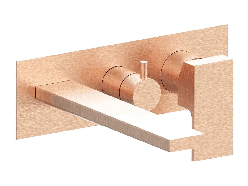 Однорычажный настенный смеситель для ванны с переключателем Rubinetterie Frattini отдельная эстетика ARCH-00020981