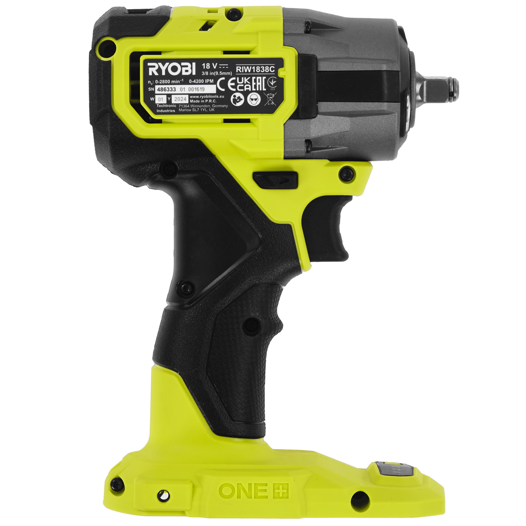 Гайковерт Ryobi RIW1838C-0 ONE+ 18V  , Без ЗУ, Без АКБ 5481072 STDN-0096991 - Вид №1