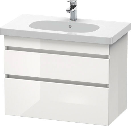 DS648405151 Тумбочка подвесная DuraStyle #DS6484 800 x 453 мм Сосна коричневая, декор Duravit - Вид №2