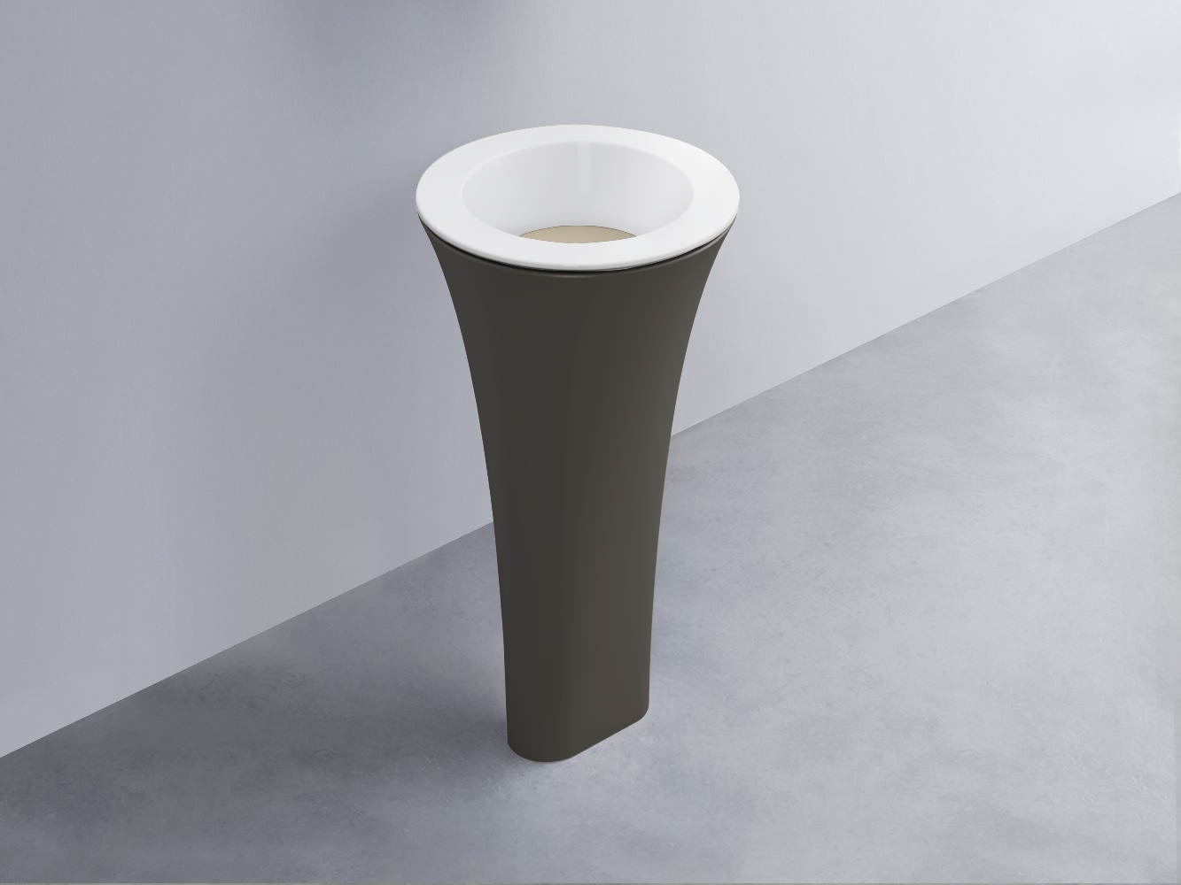 AMLA45-BL+AMPILT-LN+AMCOLT-FN Раковина Amedeo Tondo отдельностоящая cielo Enjoy + Amedeo Ceramica Cielo