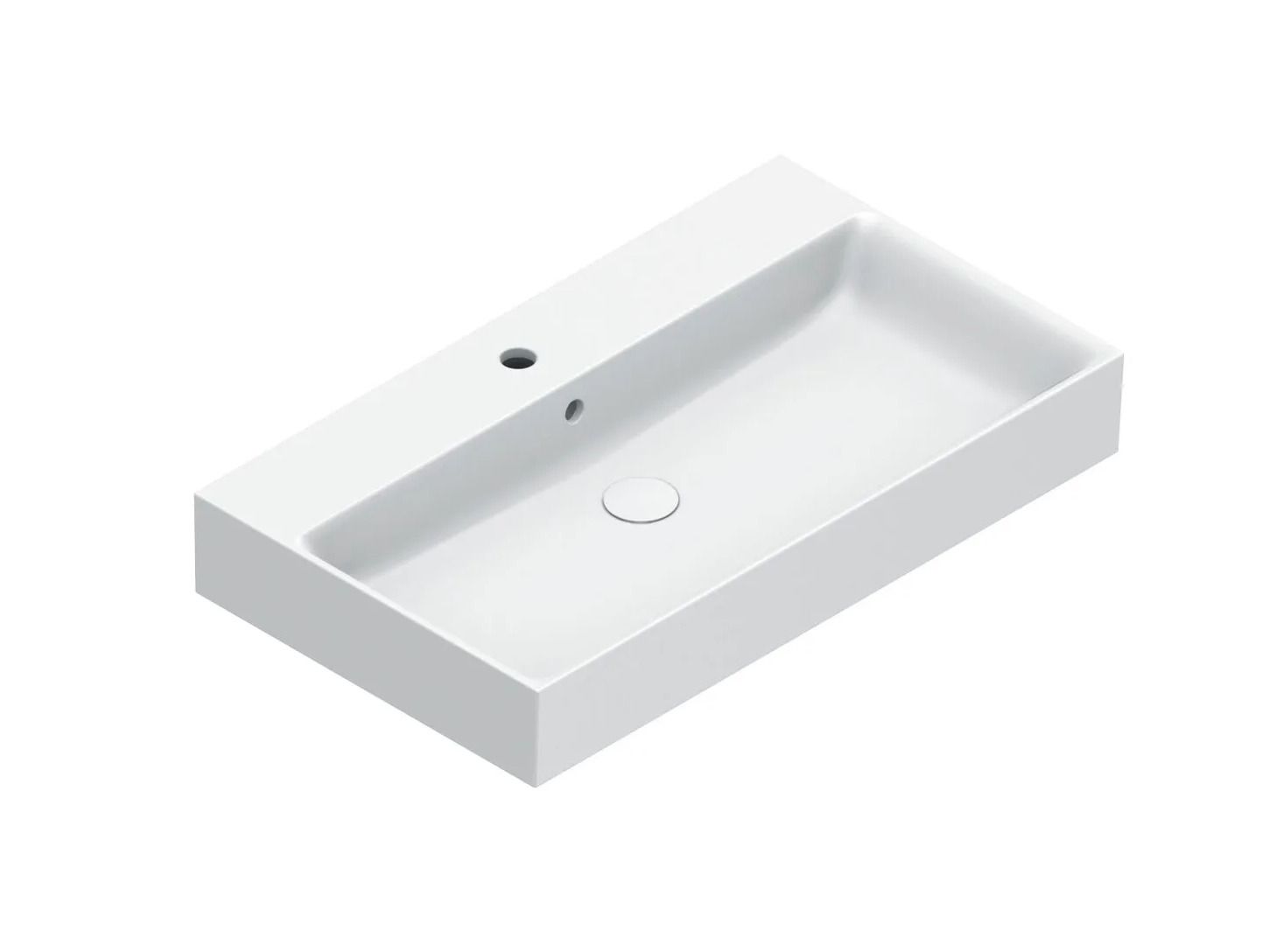 Прямоугольная подвесная раковина с переливом CERAMICA CATALANO премиум ARCH-00018383