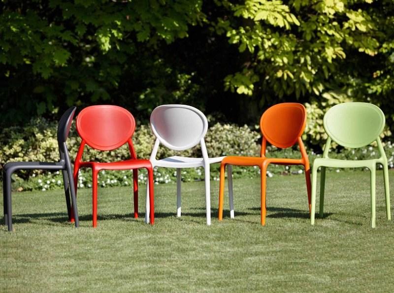 SCAB DESIGN Эргономичное штабелируемое кресло с медальоном из технополимера Gio sun-id-1361672 - Вид №1