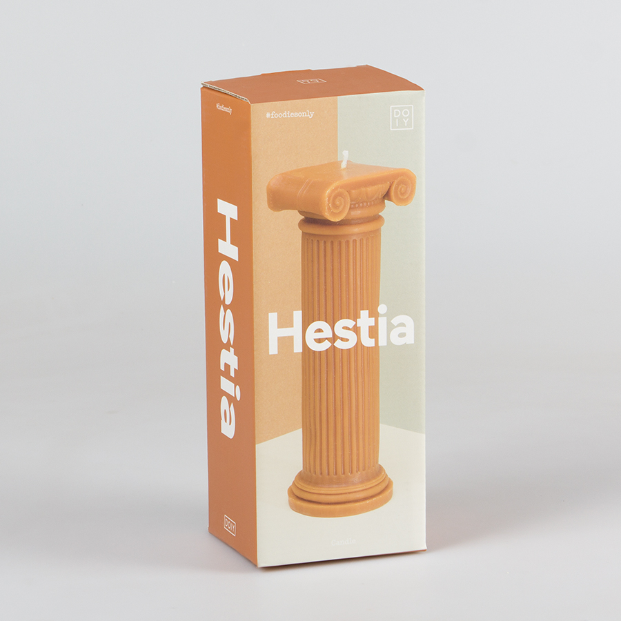 Свеча Hestia Colum, оранжевая Doiy DYHESCMBR - Вид №2