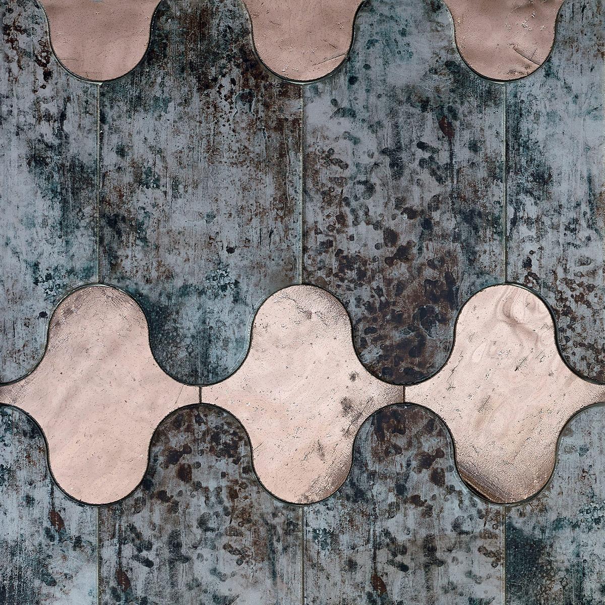 SICIS Bucolico White Per-Grey Vetrite Tile sun-id-1991304 - Вид №40