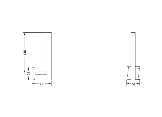 Держатель для запасного рулона туалетной бумаги JOERGER Turn 623.00.015.000 - Вид №1