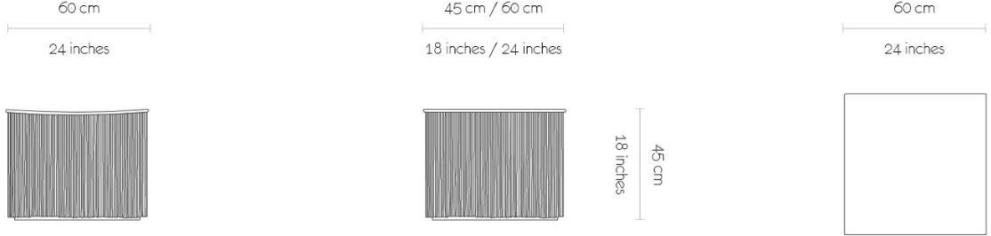 MORADA Квадратный пуф из нубука Taglia Taglia ot - Вид №4