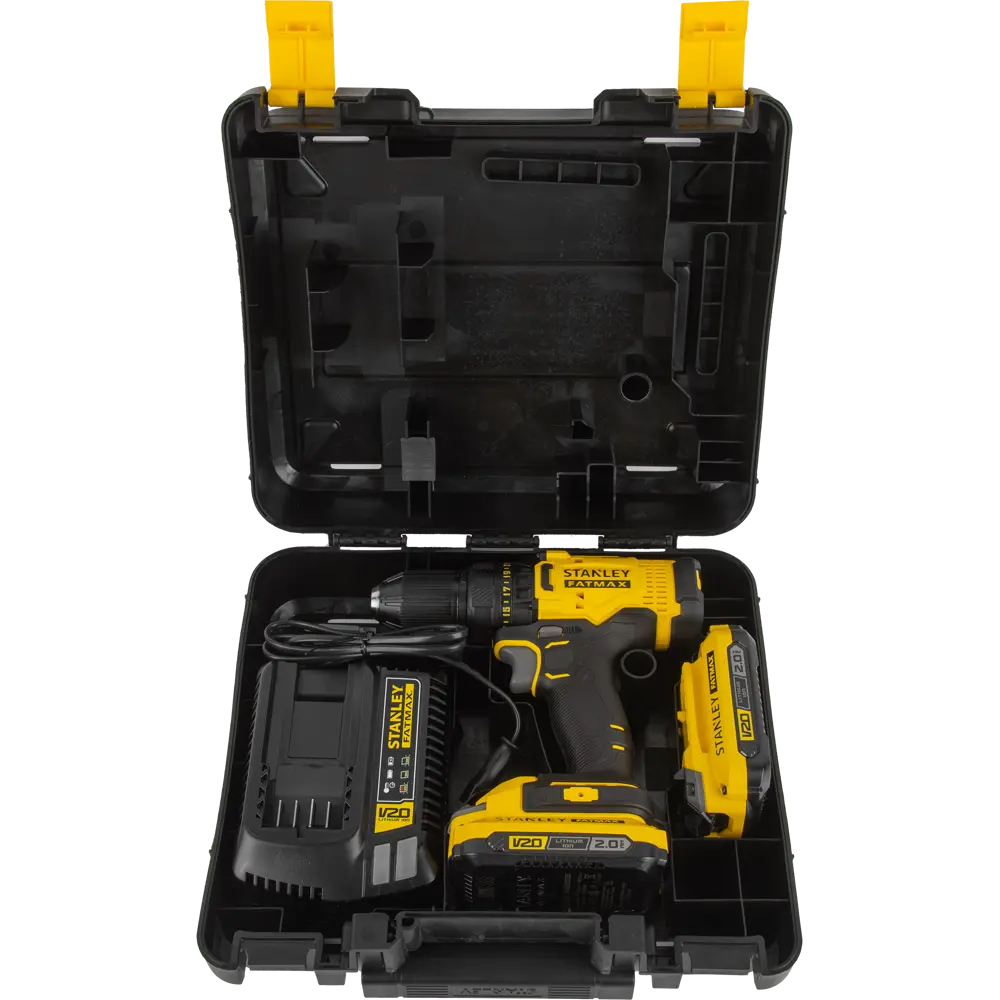 Дрель-шуруповерт аккумуляторная Stanley Fatmax SCD700D2K, 18 В Li-ion 2х2 Ач STLM-2022114 - Вид №7