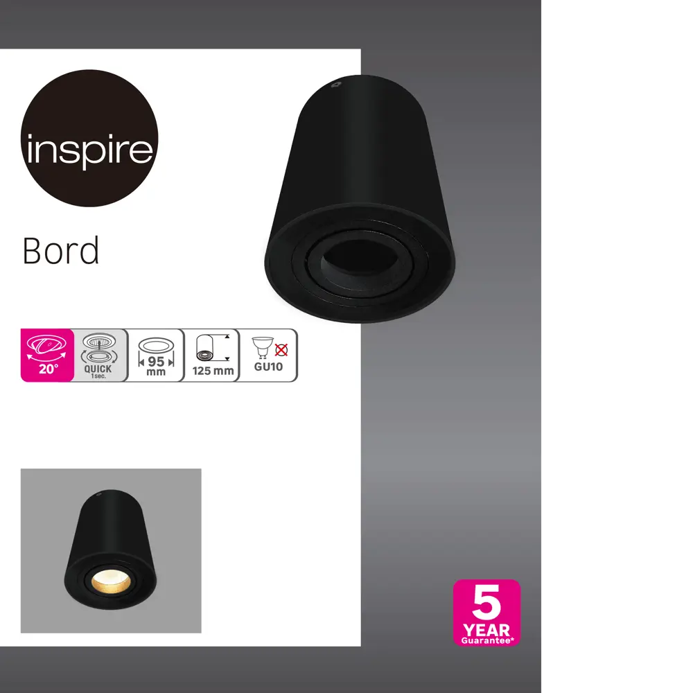 INSPIRE Bord — стильный накладной спот для современного интерьера 85323814 STLM-1535439 - Вид №4