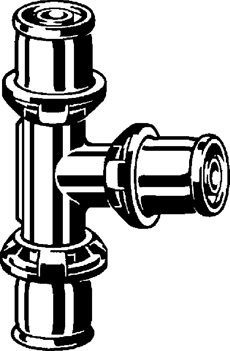 Viega Тройник 2718 (588366) 588 366 - Вид №1