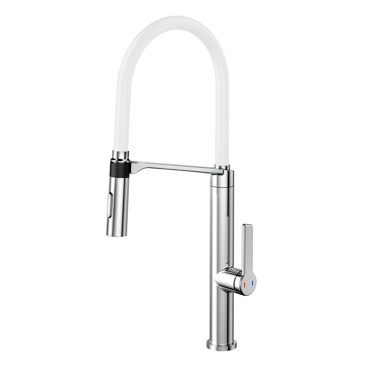 00695756 Однорычажный медный матовый со шлангом песочного цвета. Docol DOC