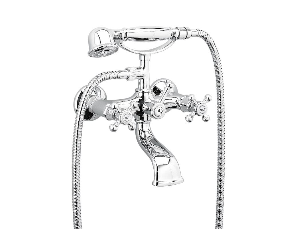 Хромированный латунный настенный смеситель для ванны Bugnatese Lady ARCH-00001058