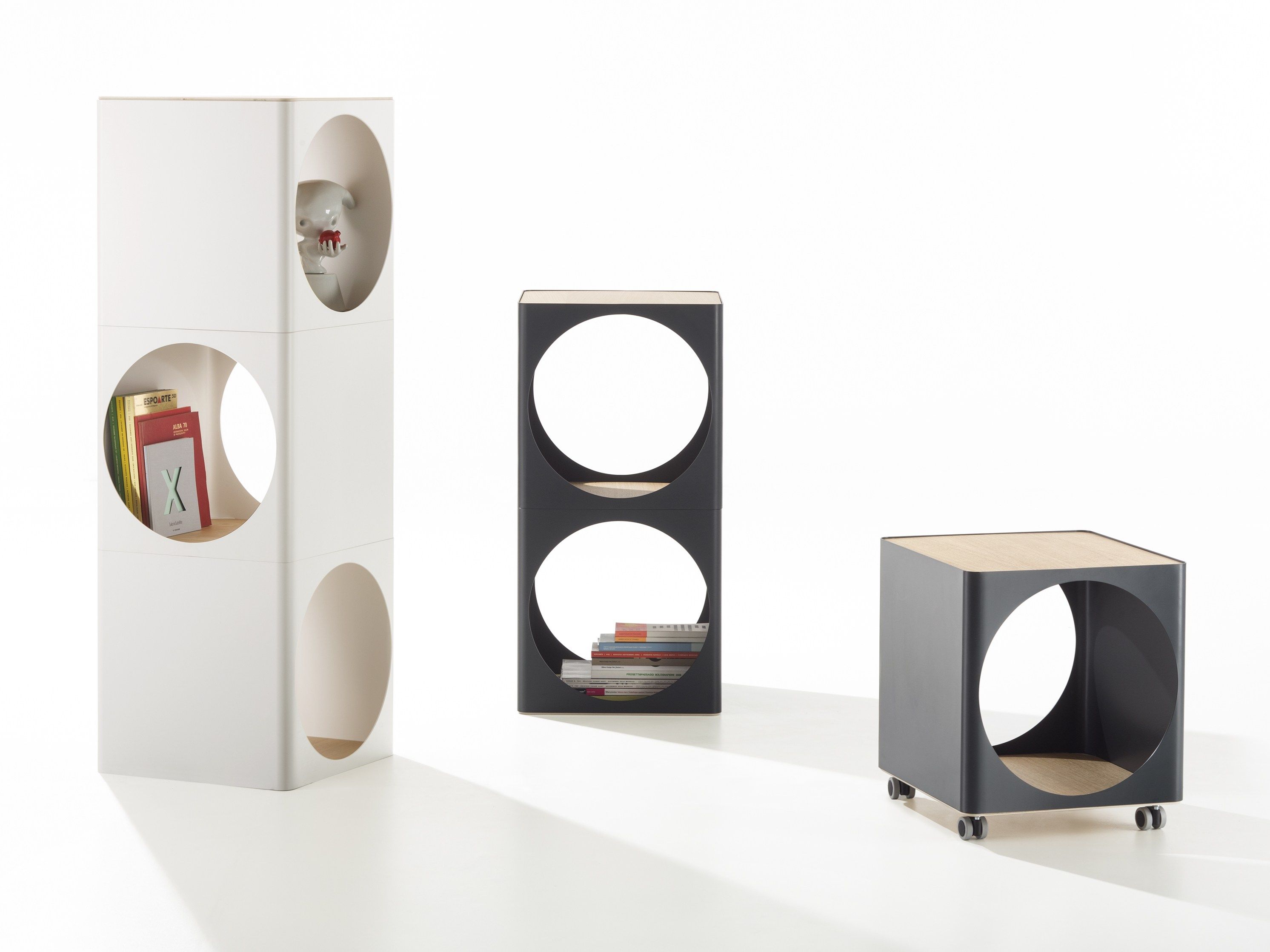 Модульный книжный шкаф из листового металла B-LINE RING ARCH-00102460 - Вид №3