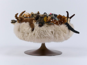 Полиэстер круглый пуф