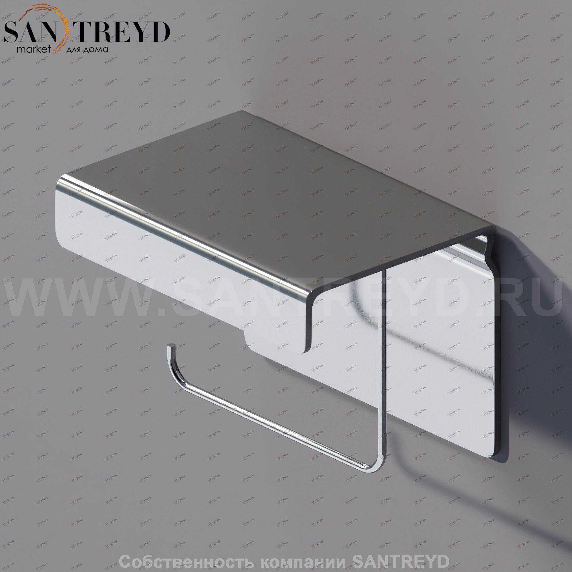 Agape MACH Держатель для туалетной бумаги 13 см хромированный AMAC0659A