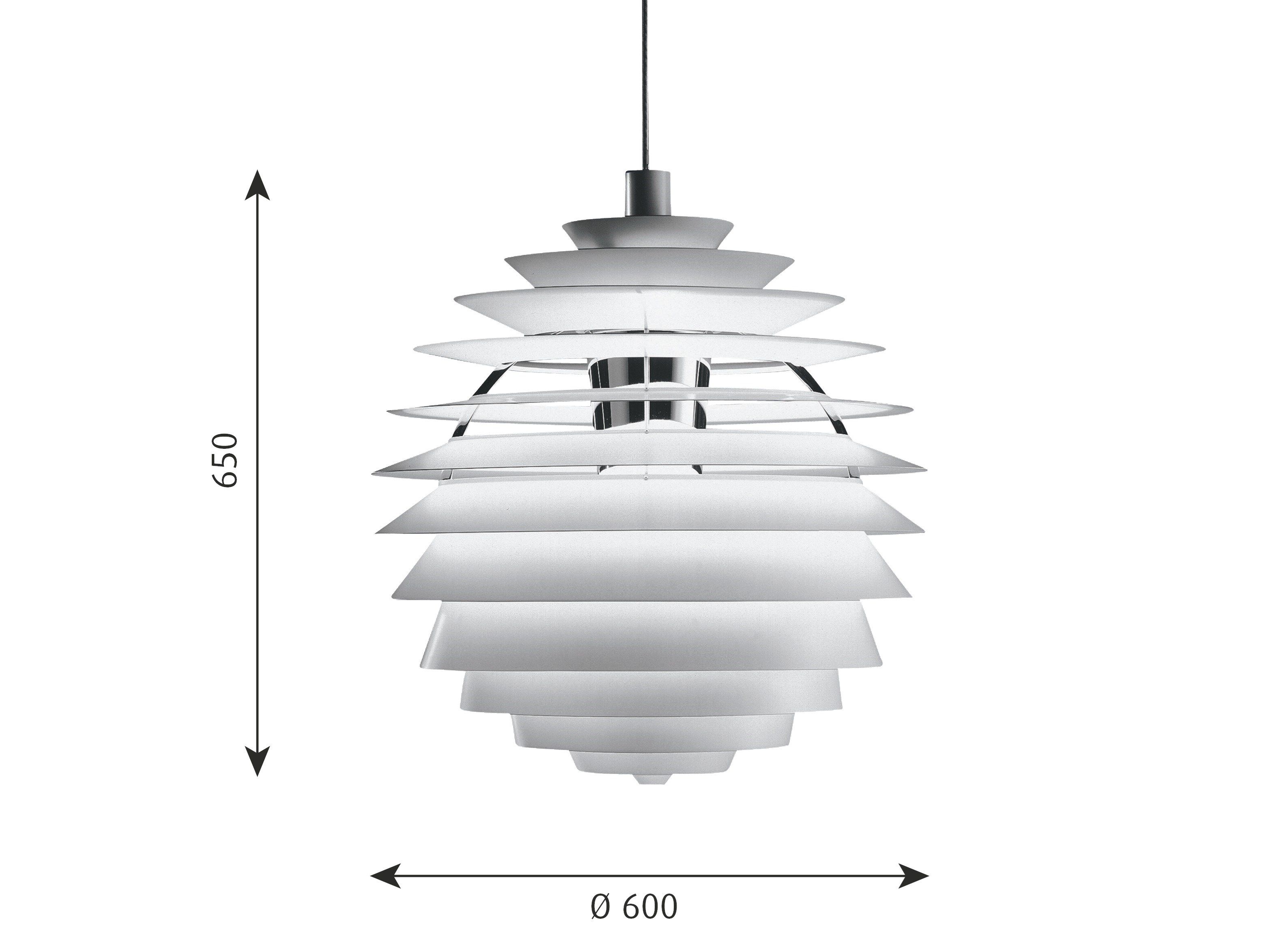 Алюминиевый светодиодный подвесной светильник Louis Poulsen PH LOUVRE ARCH-00130238 - Вид №21