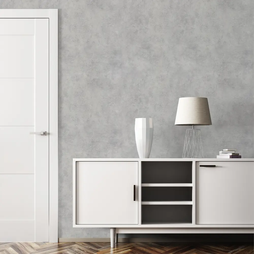 АСПЕКТ РУ Соло — серые флизелиновые обои для безупречных стен 85471120 STLM-0062900 - Вид №2