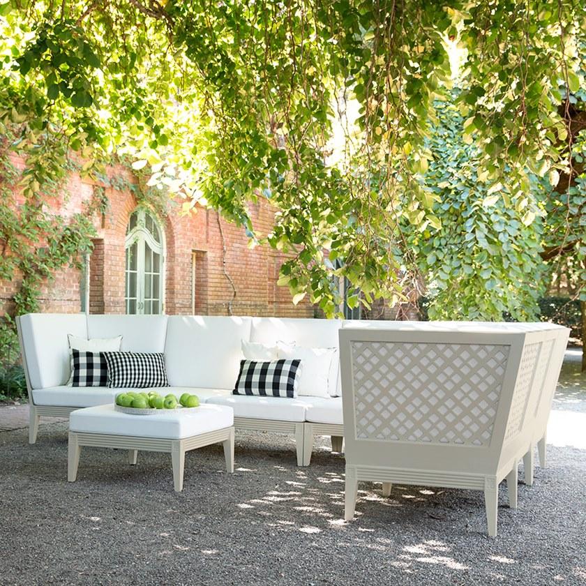 JANUS et Cie Центральный модуль из алюминия для модульного дивана Quadratl sun-id-1503476 - Вид №7