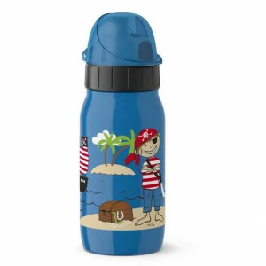 Термофляжка детская голубая 0,35 л Iso2Go "Пират" EMSA ДИЗАЙНЕРСКИЕ 00-3951786 Синий