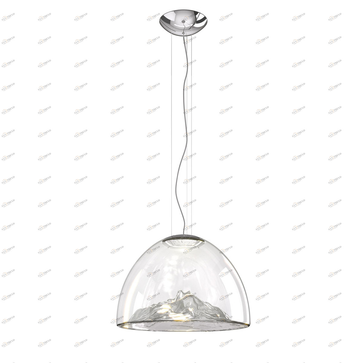 Подвесной светильник 9260P silver от Delight Collection DELIGHT COLLECTION ДИЗАЙНЕРСКИЕ 243826 Серебряный 