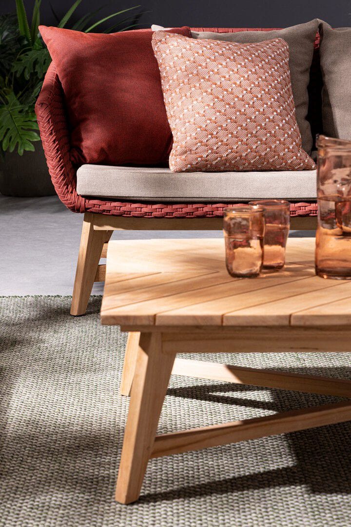 2-местный веревочный и тканевый садовый диван BIZZOTTO Coachella ARCH-00143438 - Вид №19