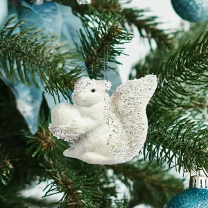 89381661 Украшение елочное «Белка», 10x5.5 см, цвет белый STLM-1505586
