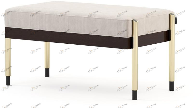 Stylish Club Прямоугольный бархатный пуф с обивкой Her Scf.he25